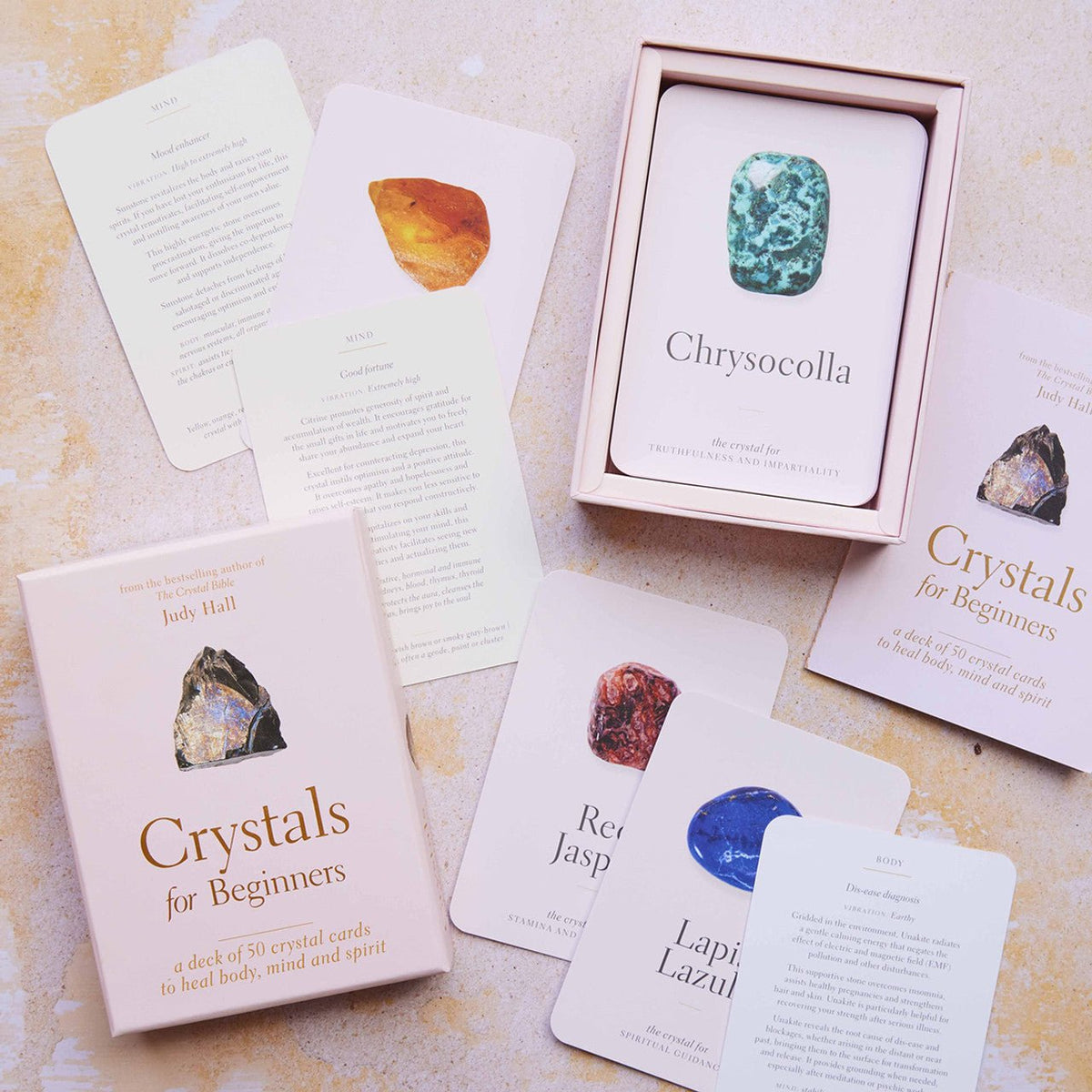 Crystals for Beginners card celebrating the deck's unique visual language — Eternal Spirit