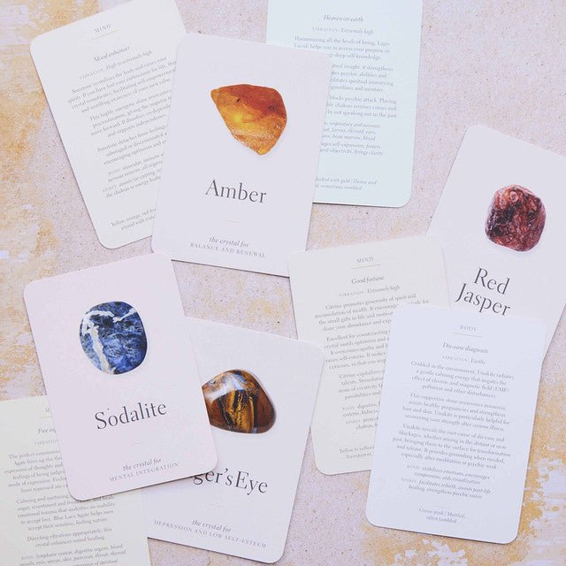 Crystals for Beginners card exhibiting the deck's transformative card art — Eternal Spirit