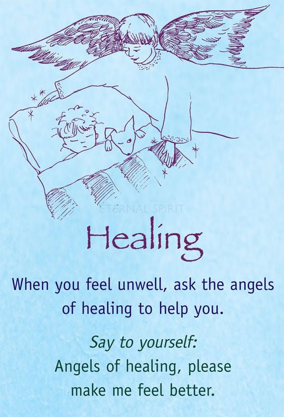 Angel Cards for Children card offering a glimpse of the deck's sacred imagery — Eternal Spirit