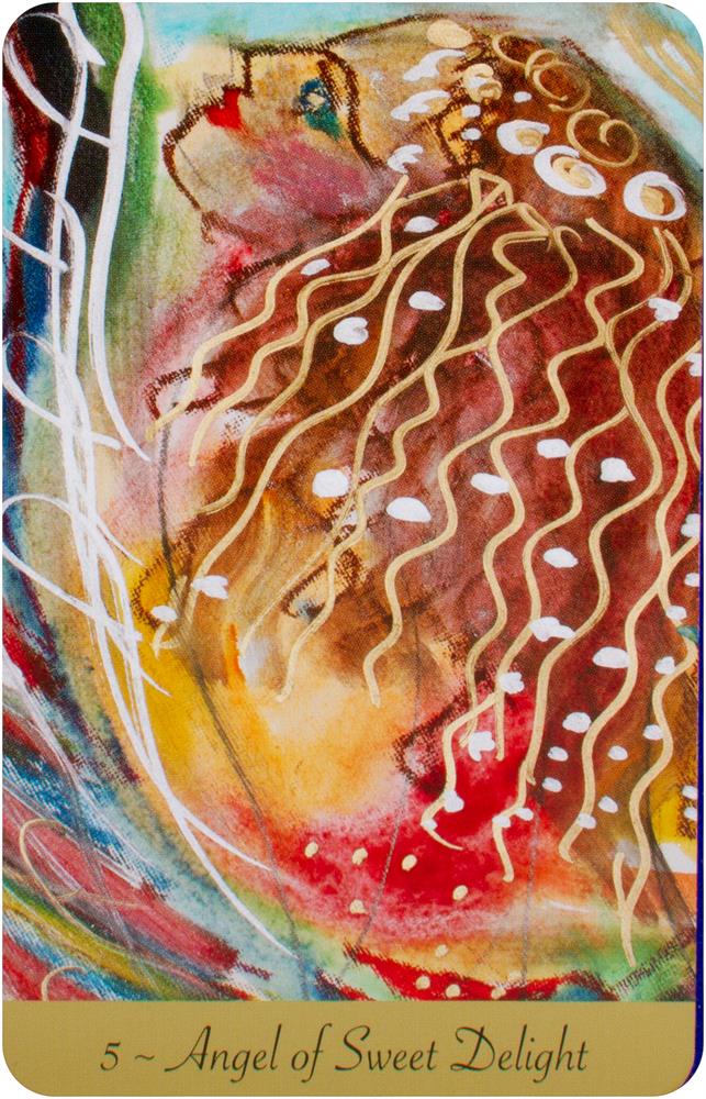 Angels of Light Oracle card presenting the deck's visionary illustrations — Eternal Spirit