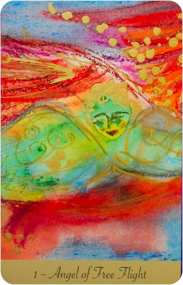 Angels of Light Oracle card unveiling the deck's spiritual symbolism — Eternal Spirit