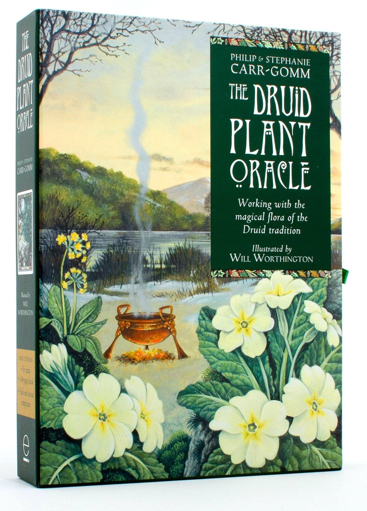 The Druid Plant Oracle box with botanical Celtic art and herbs — Eternal Spirit