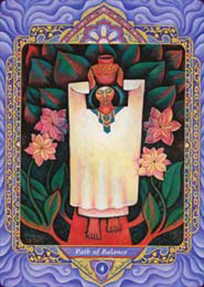 The Triple Goddess Tarot card featuring the deck's enchanting card art — Eternal Spirit