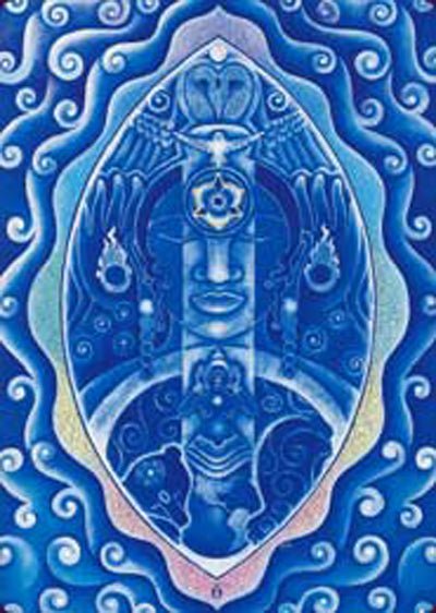 The Triple Goddess Tarot card exploring the deck's contemplative imagery — Eternal Spirit