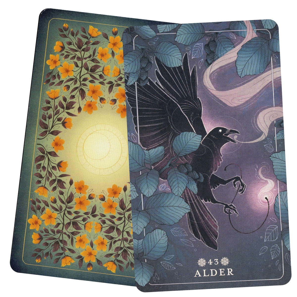 The Seed & Sickle Oracle card displaying the deck's hand-painted illustrations — Eternal Spirit