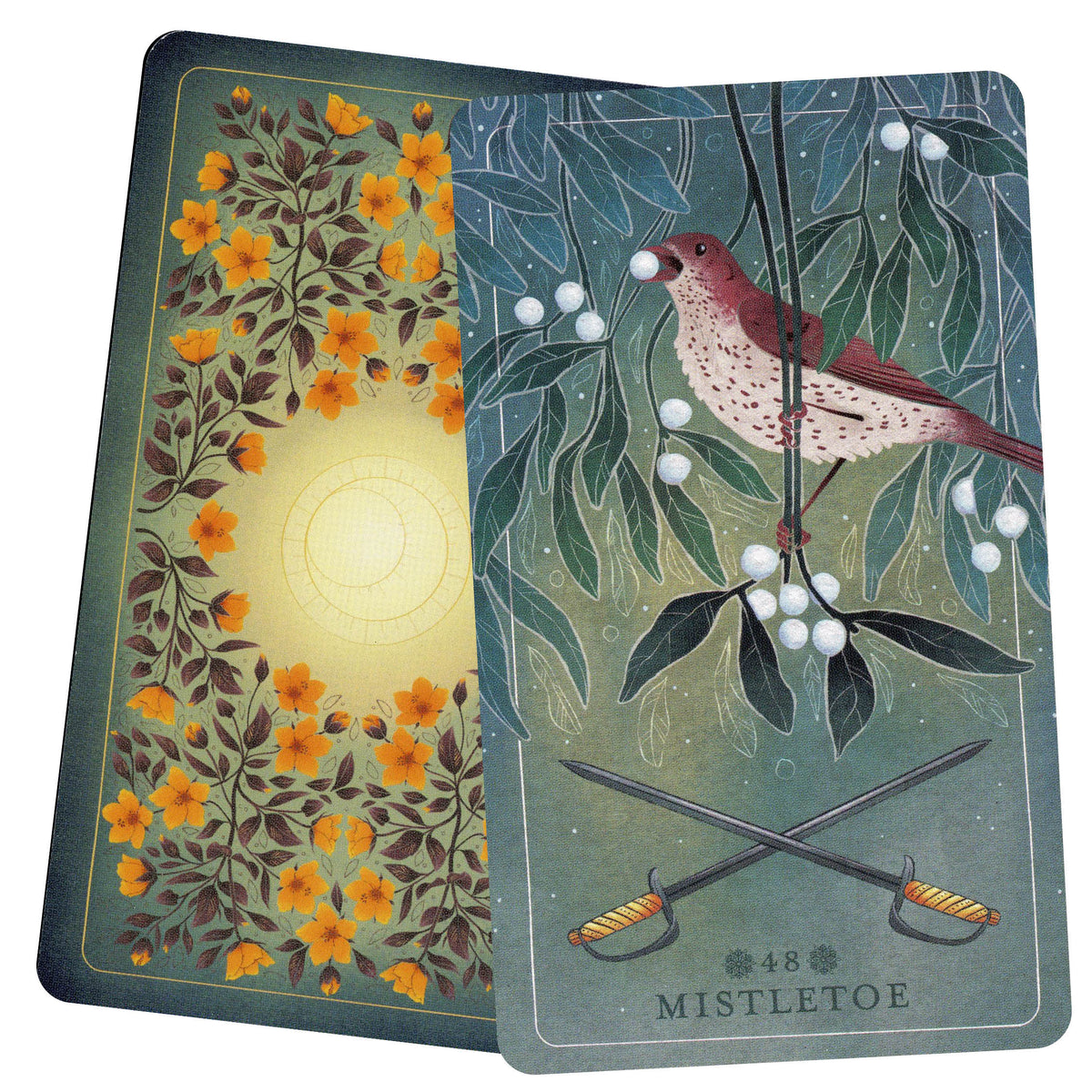 The Seed & Sickle Oracle card highlighting the deck's symbolic art — Eternal Spirit