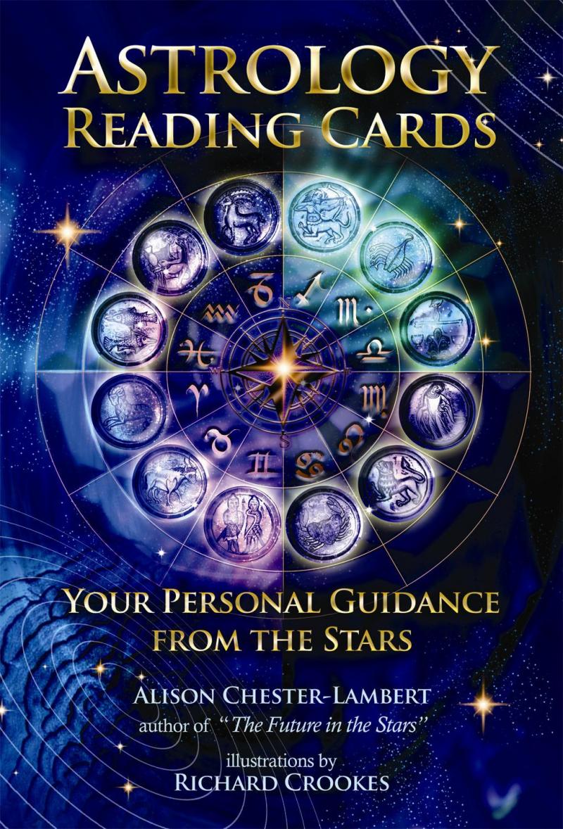Astrology Reading Cards box with zodiac wheel and cosmic imagery — Eternal Spirit