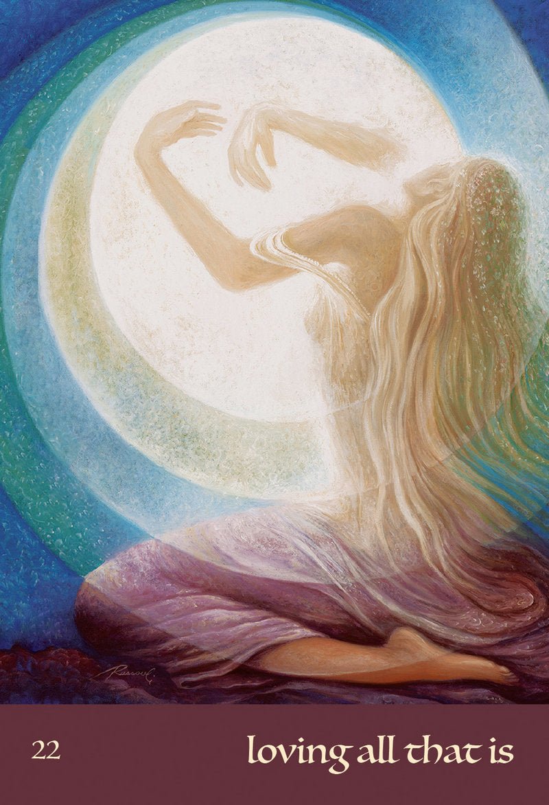 Journey of Love Cards card illuminating the deck's rich colour palette — Eternal Spirit
