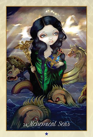 Myths and Mermaids Cards card demonstrating the deck's inspired artistry — Eternal Spirit