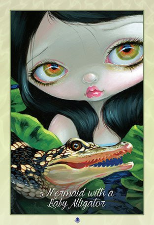 Myths and Mermaids Cards card exhibiting the deck's transformative card art — Eternal Spirit