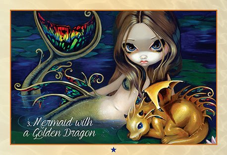 Myths and Mermaids Cards card displaying the deck's hand-painted illustrations — Eternal Spirit