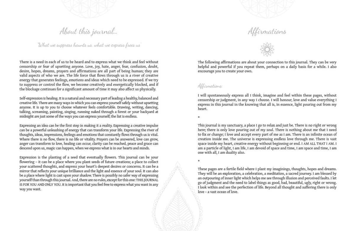To the Wonder Journal featuring the journal's contemplative artwork — Eternal Spirit