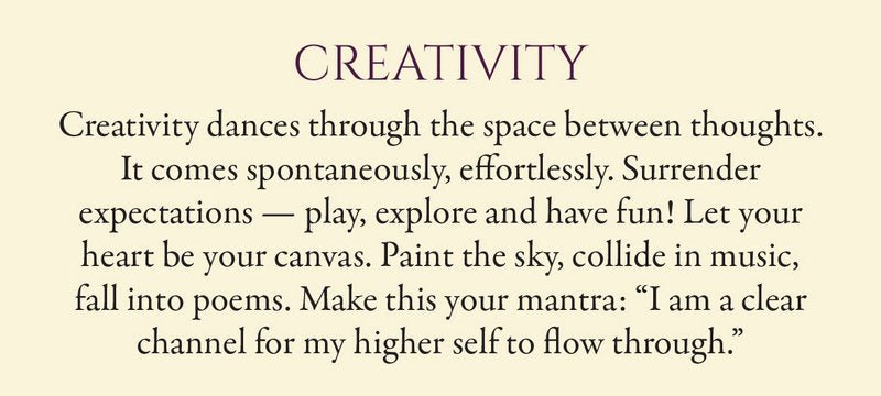 Eternal Light card exploring the deck's contemplative imagery — Eternal Spirit