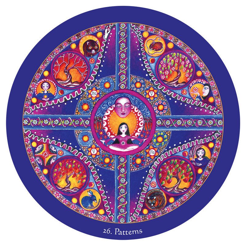 Mandala Healing Oracle card celebrating the deck's unique visual language — Eternal Spirit