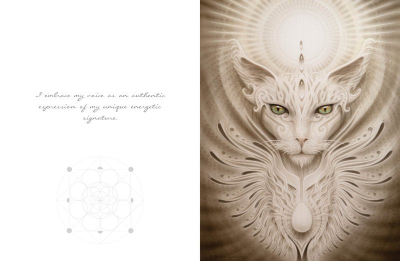 White Light Journal illustrating the journal's meditative design — Eternal Spirit