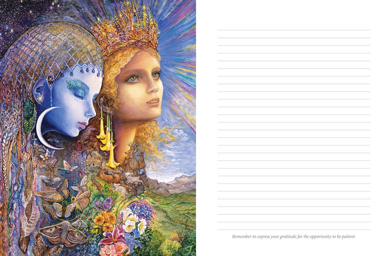 Blessings of Thankfulness Journal revealing the journal's guided writing prompts — Eternal Spirit