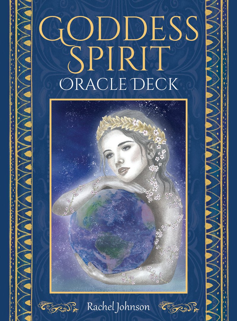 Goddess Spirit Oracle Deck purple box with unicorn and goddess figure — Eternal Spirit