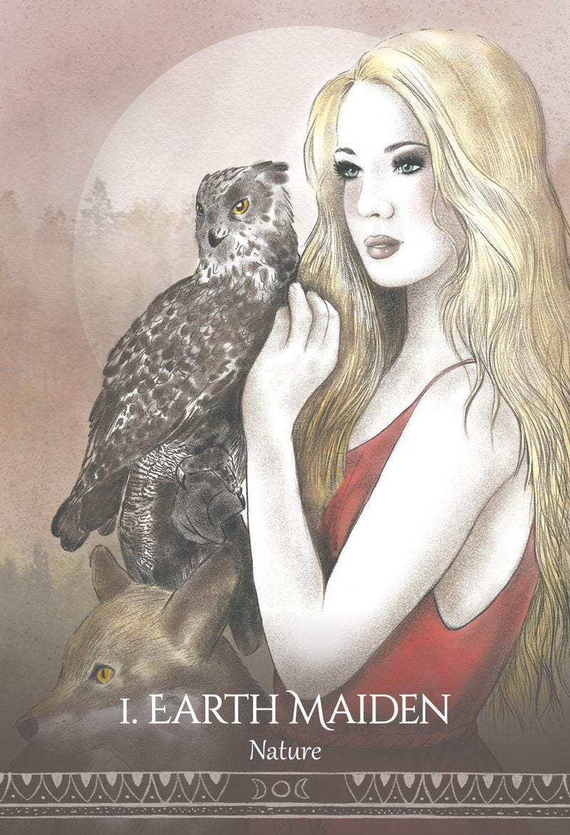 Goddess Spirit Oracle card sharing the deck's luminous illustration style — Eternal Spirit