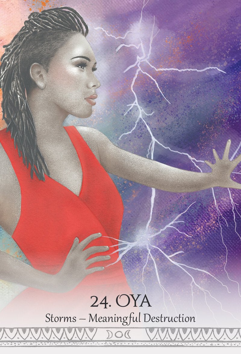 Goddess Spirit Oracle card reflecting the deck's transcendent artwork — Eternal Spirit