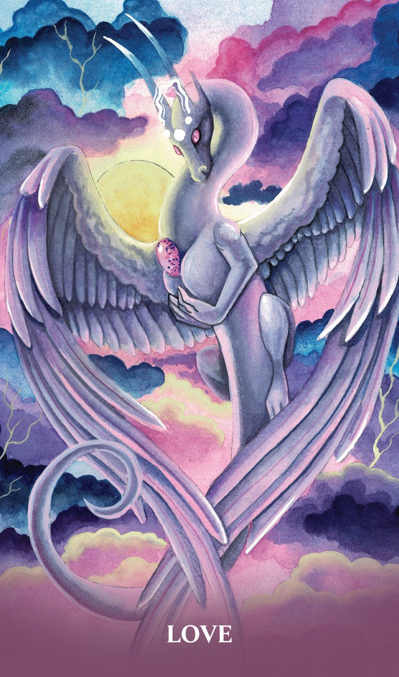 Universal Dragon Oracle card highlighting the deck's symbolic art — Eternal Spirit