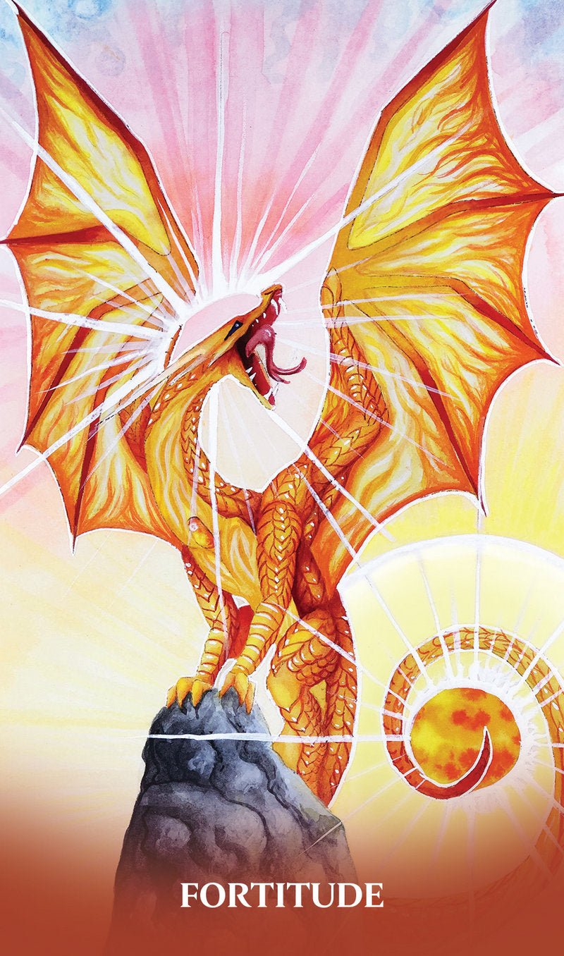 Universal Dragon Oracle card illuminating the deck's rich colour palette — Eternal Spirit
