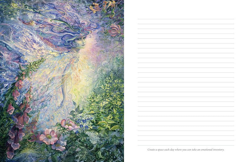 Whispers of Healing Journal showcasing the journal's inspirational illustrations — Eternal Spirit