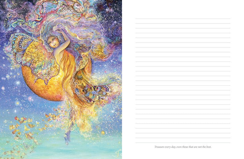 Whispers of Healing Journal illustrating the journal's meditative design — Eternal Spirit