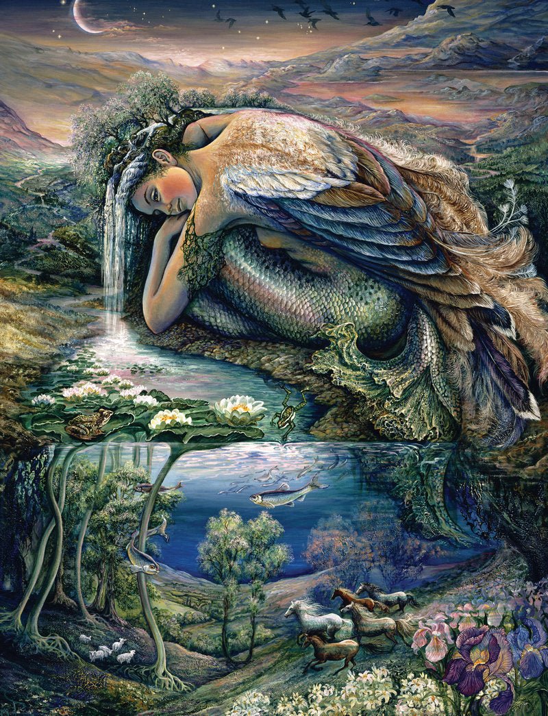 Whispers of Healing Journal showing the journal's interior pages and artwork — Eternal Spirit
