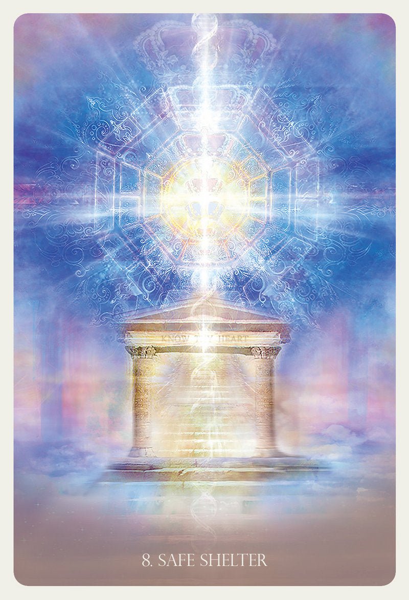 Angelic Lightwork Healing Oracle card celebrating the deck's unique visual language — Eternal Spirit