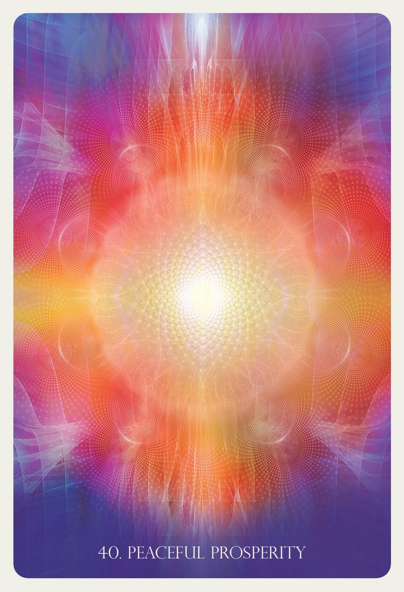 Angelic Lightwork Healing Oracle card displaying the deck's hand-painted illustrations — Eternal Spirit