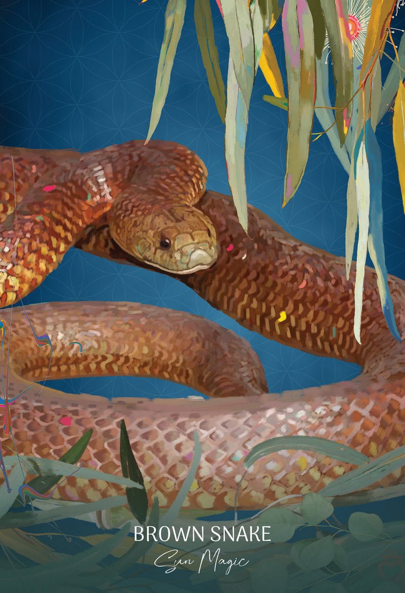 Wild Wisdom Australia Cards card presenting the deck's visionary illustrations — Eternal Spirit
