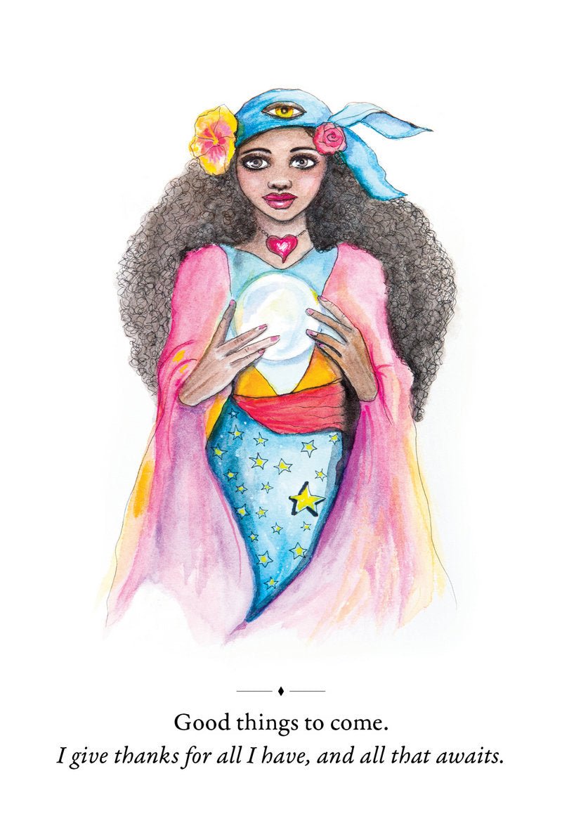 Oracle Of The Wylder Ones Cards, Crystals card with glowing amethyst cluster and number eleven symbol — Eternal Spirit