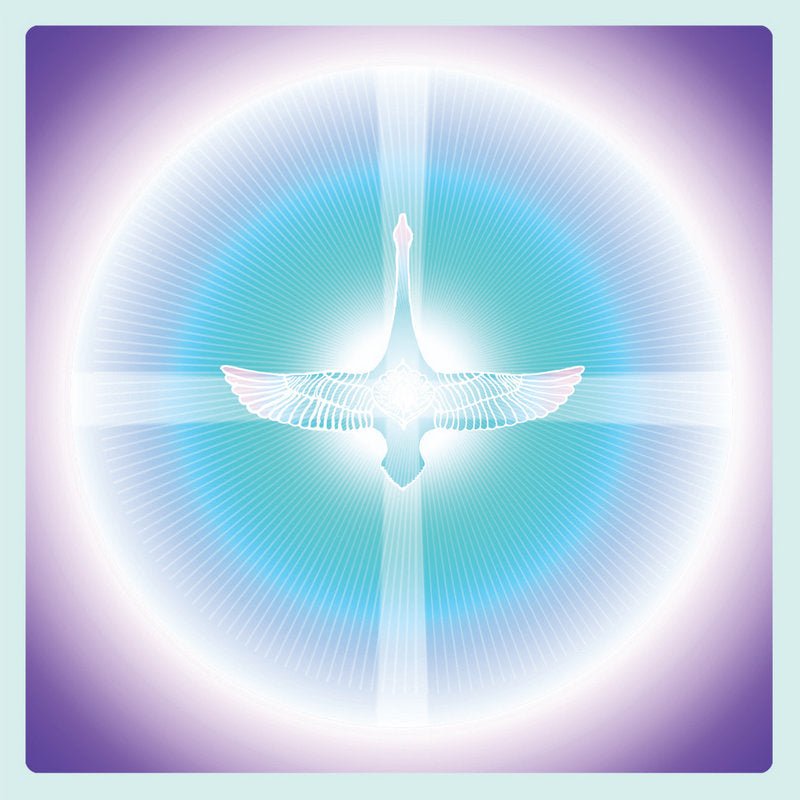 Dimensions of Light card displaying the deck's hand-painted illustrations — Eternal Spirit