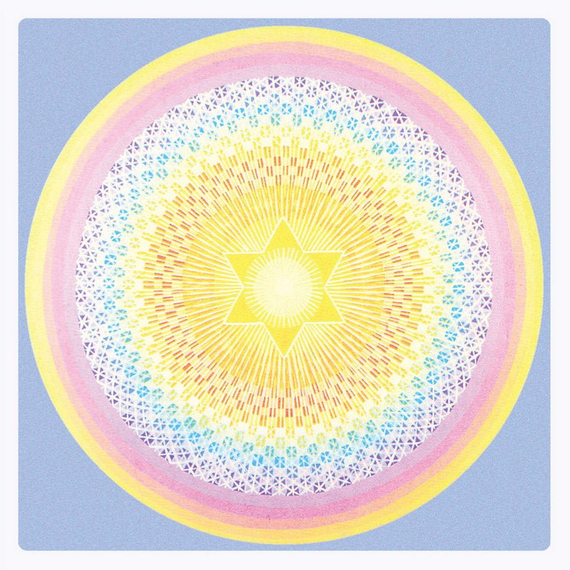 Dimensions of Light card illuminating the deck's rich colour palette — Eternal Spirit