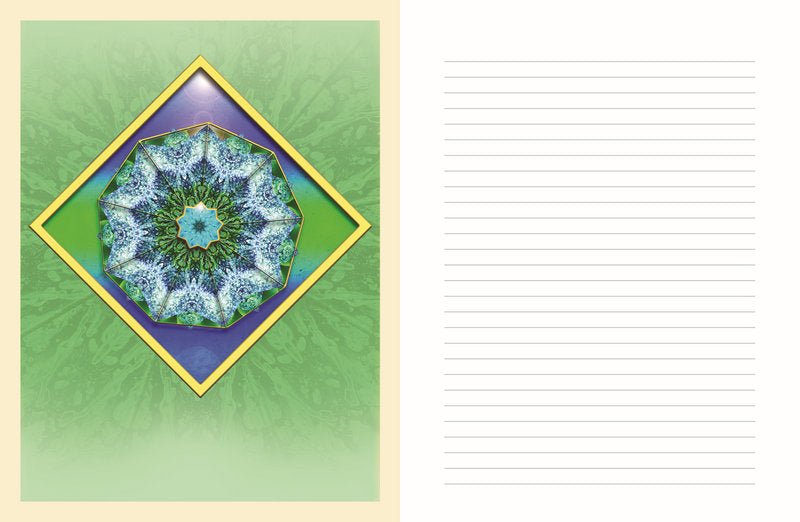 Secret Language of Your Soul Journal showing the journal's interior pages and artwork — Eternal Spirit
