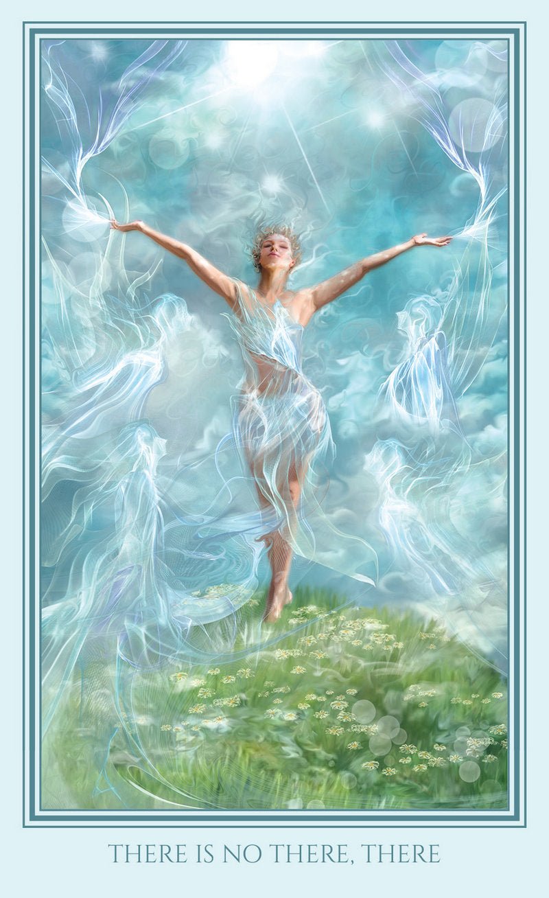 Luminous Humanness Oracle card showcasing the deck's evocative imagery — Eternal Spirit