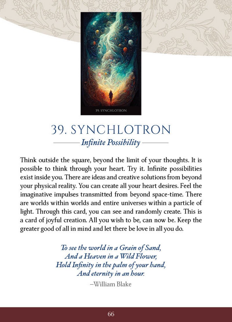 Blue Angel Oracle card capturing the deck's intuitive artistry — Eternal Spirit