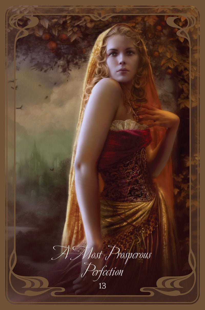 The Queen Mab Oracle card unveiling the deck's spiritual symbolism — Eternal Spirit