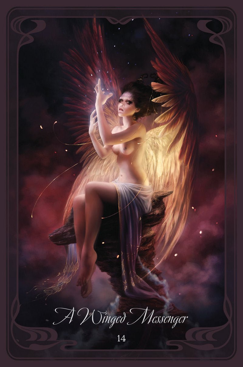 The Queen Mab Oracle card capturing the deck's intuitive artistry — Eternal Spirit