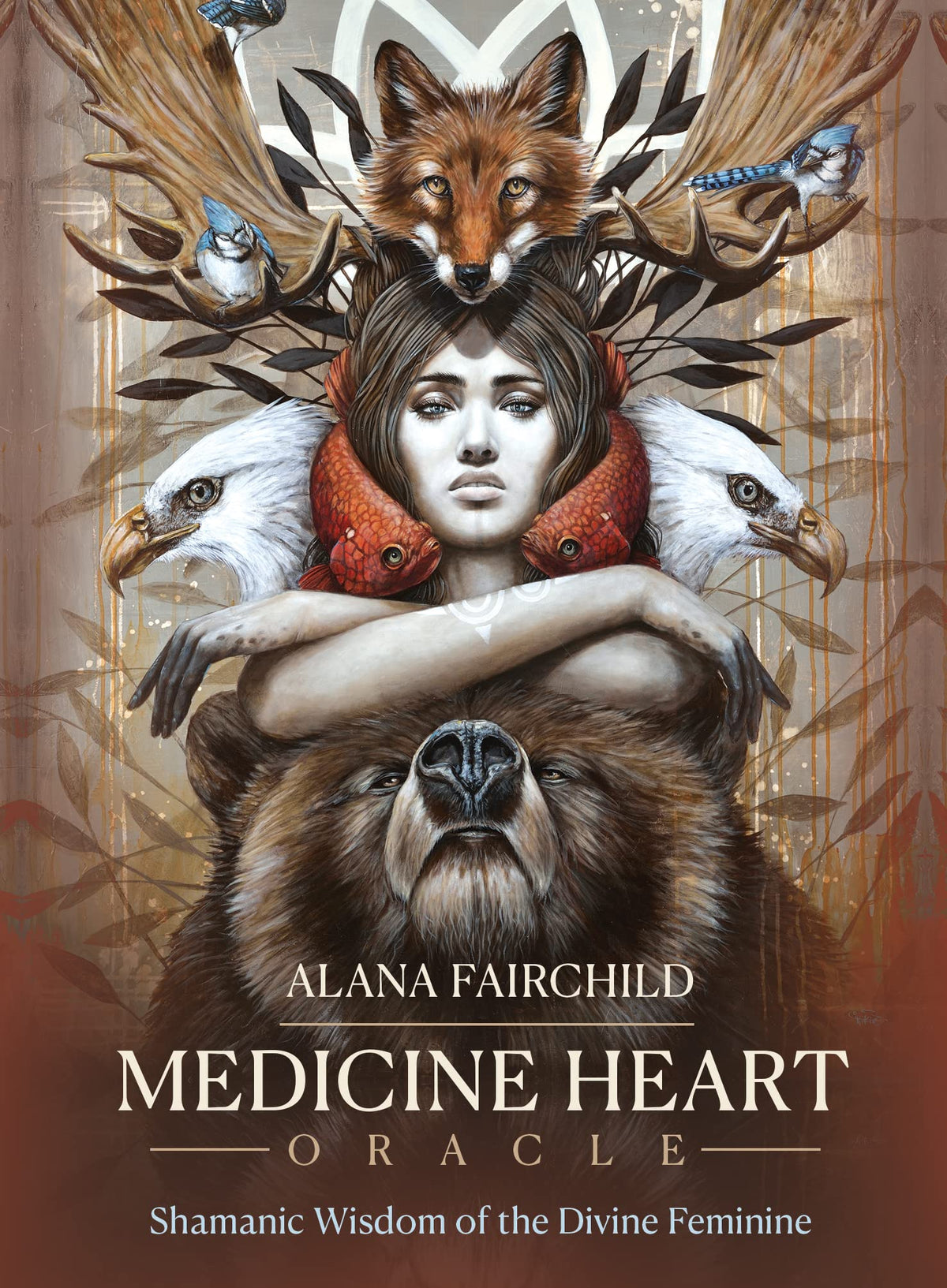Medicine Heart Oracle box with goddess and owl by Alana Fairchild — Eternal Spirit