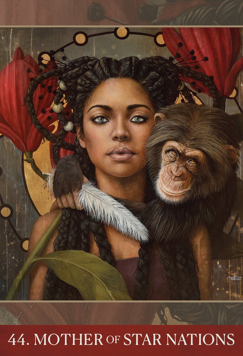 Medicine Heart Oracle card showcasing the deck's evocative imagery — Eternal Spirit