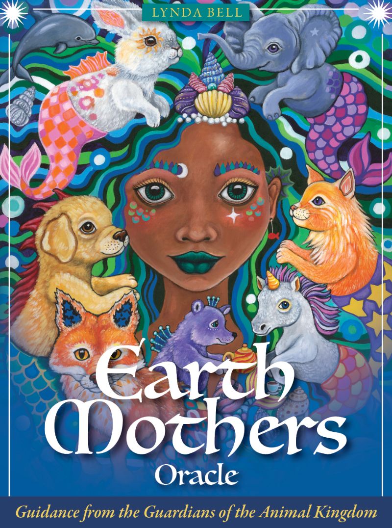 Earth Mothers Oracle colourful box with nature goddess and animals — Eternal Spirit