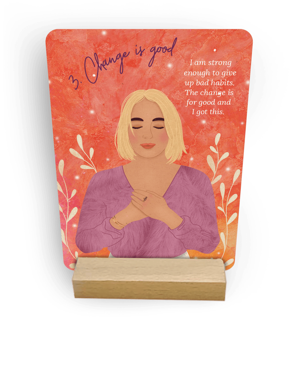 Finding Inner Peace Inspiration Cards card revealing the deck's deeply layered symbolism — Eternal Spirit