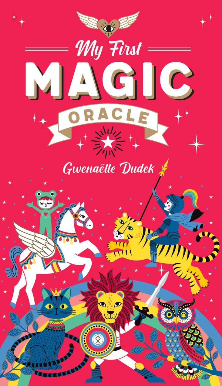 My First Magic Oracle box in bright pink with whimsical lion and stars — Eternal Spirit