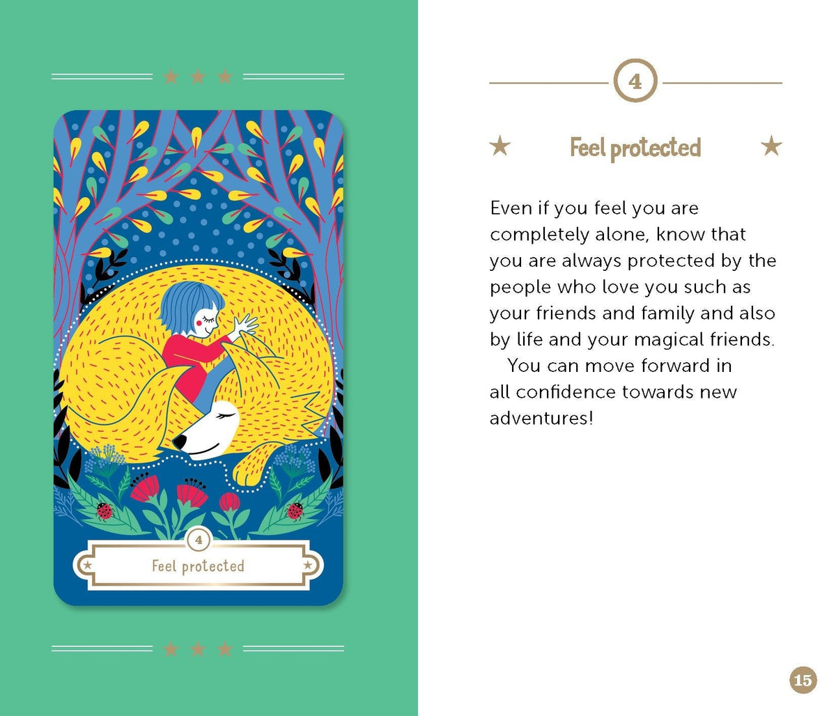 My First Magic Oracle card showcasing the deck's evocative imagery — Eternal Spirit