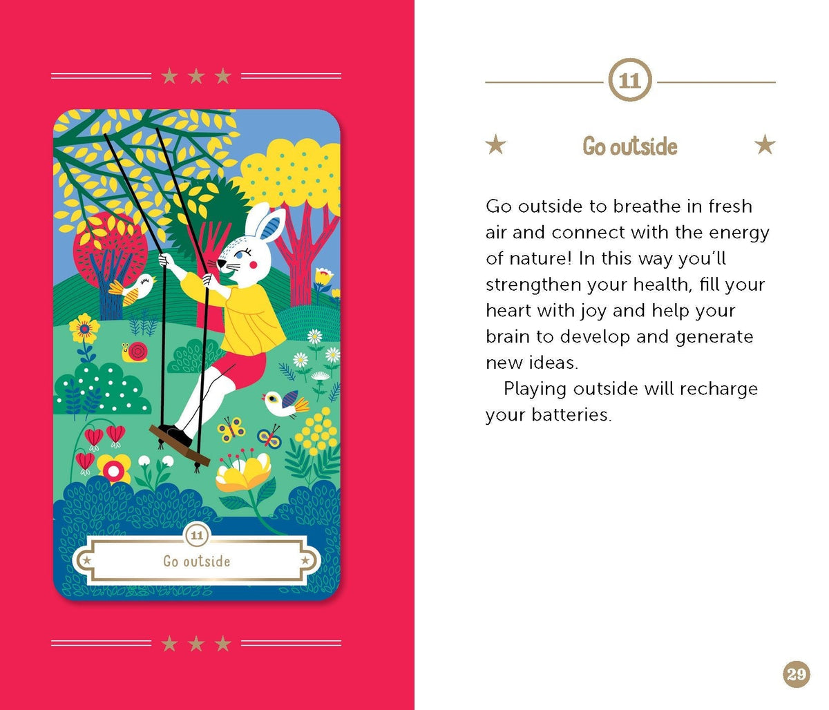 My First Magic Oracle card displaying the deck's hand-painted illustrations — Eternal Spirit