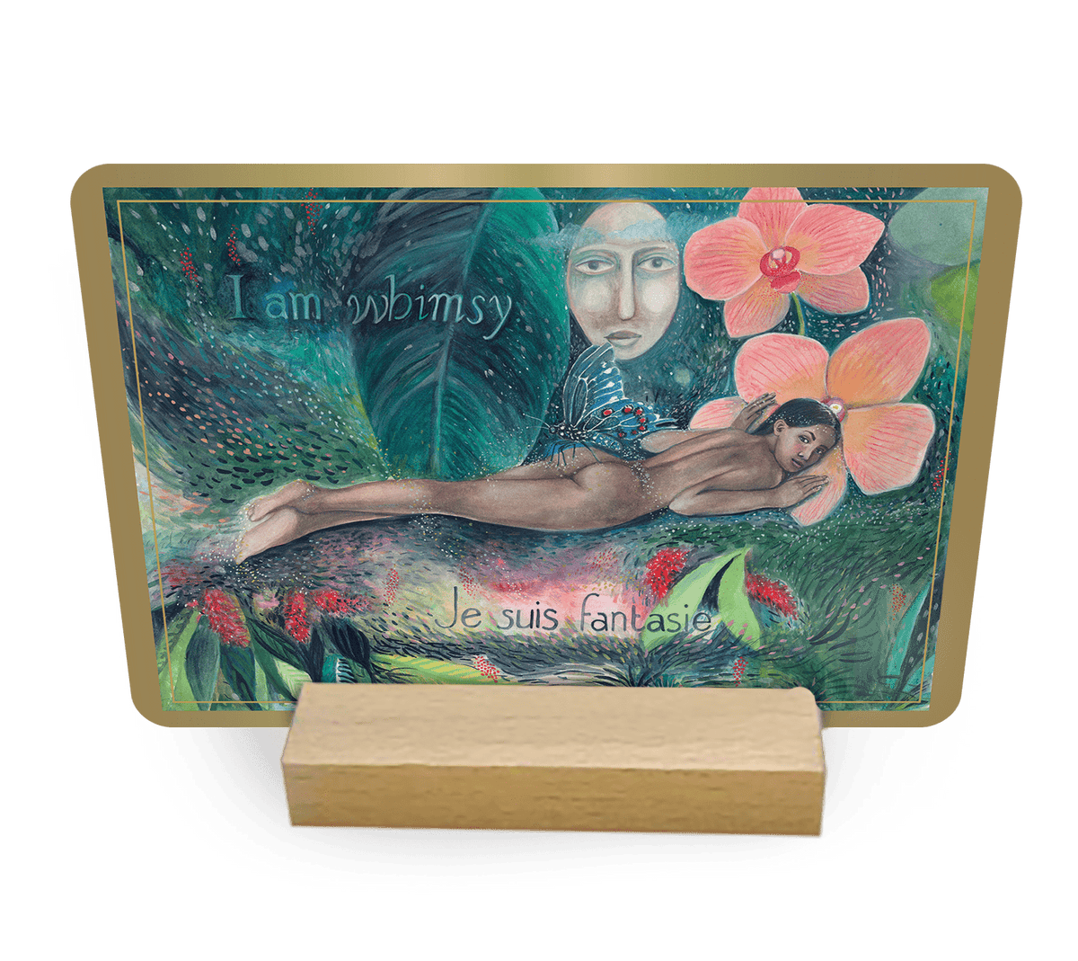 The Unfurling Goddess card exhibiting the deck's transformative card art — Eternal Spirit
