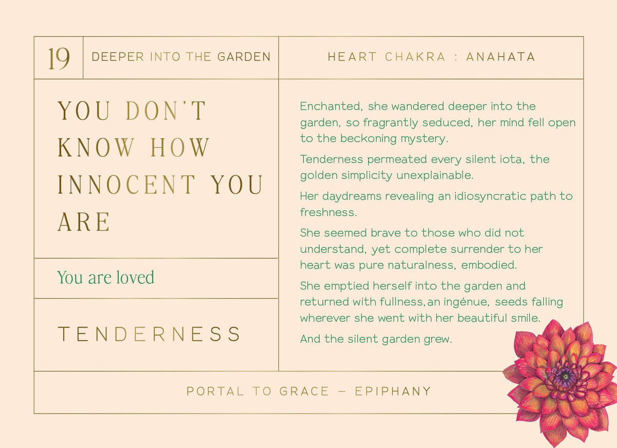 The Unfurling Goddess card demonstrating the deck's inspired artistry — Eternal Spirit