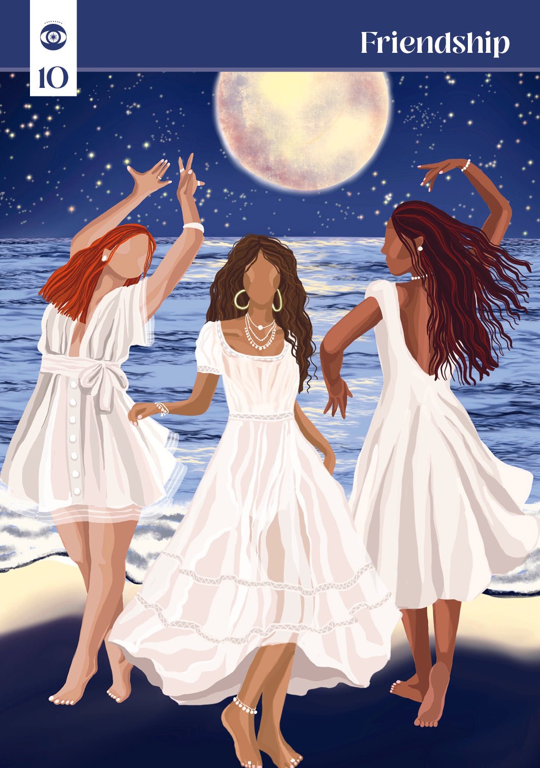 Clairvoyant Oracle card unveiling the deck's spiritual symbolism — Eternal Spirit