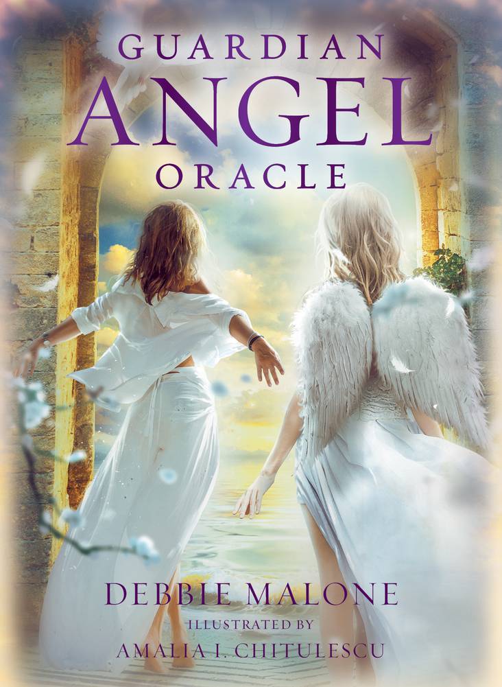Guardian Angel Oracle box by Debbie Malone with angel and light — Eternal Spirit